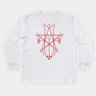 Sigil of Astaroth Kids Long Sleeve T-Shirt